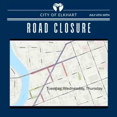 road closure map
