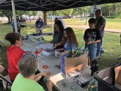 Rods and reels giveaway at Fishing Clinic