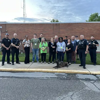 EPD K9 Officers with 2025 Citizens Academy Students
