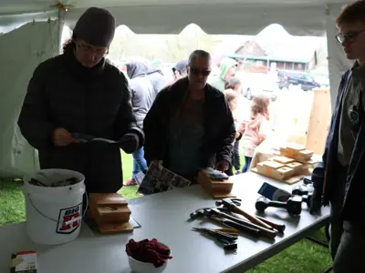 Bluebird box workshop at Earth Day event