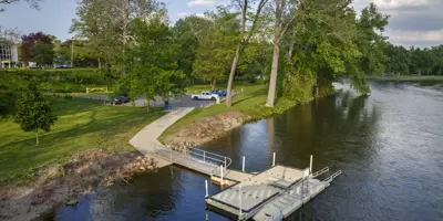 Beardsley Park with kayak launch