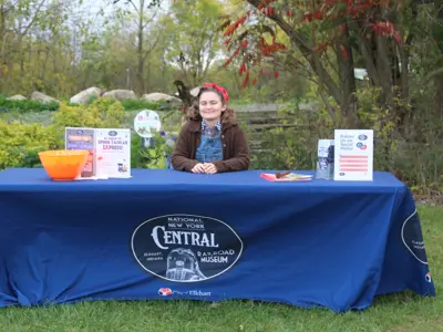 National New York Central Railroad Museum booth at Haunted Walk event
