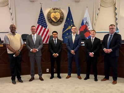 New Hires Sworn in on July 13, 2026, with Mayor Roberson and Interim Chief Whitmyer