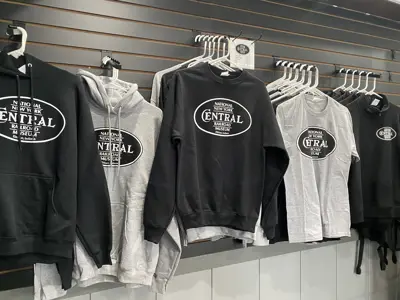 Clothing available for purchase at the NNYCRRM giftshop.