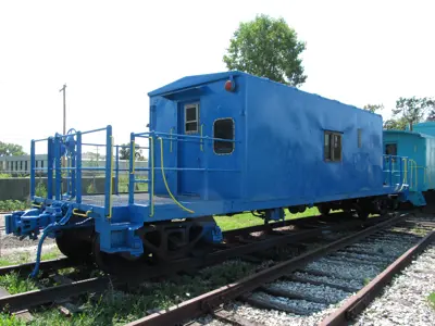Photo of New York Central transfer caboose #18136 from the collection of the NNYCRRM