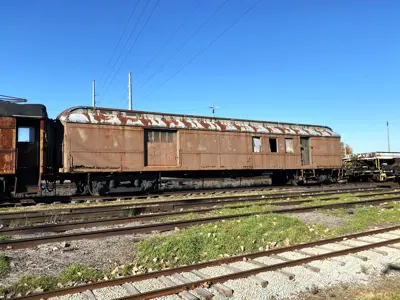 Photo of the New York Central RPO - Baggage car #5104 at the NNYCRRM
