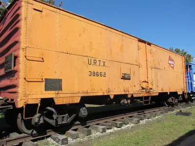 Milwaukee Road refrigerated boxcar #38794 at the NNYCRRM
