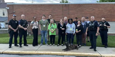 EPD K9 Officers with 2025 Citizens Academy Students