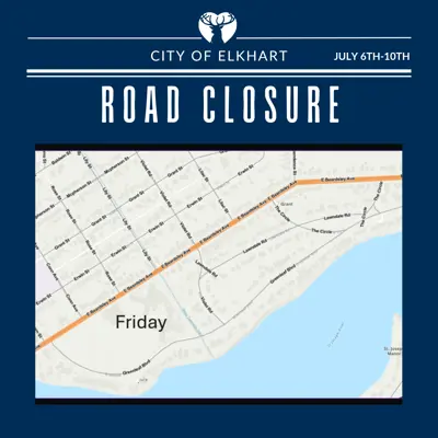 road closure map