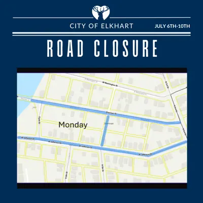 road closure map